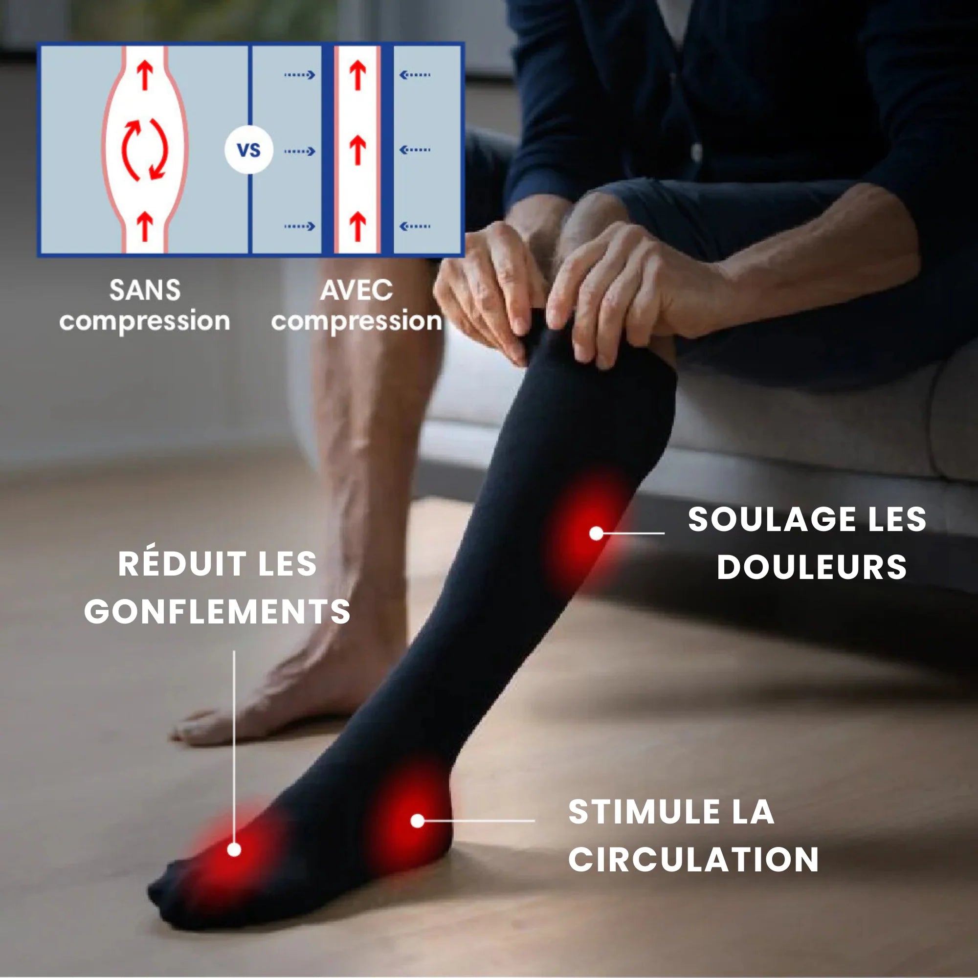 Chaussettes pour diabétiques